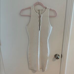 Guess bandage White Sleeveless Dress